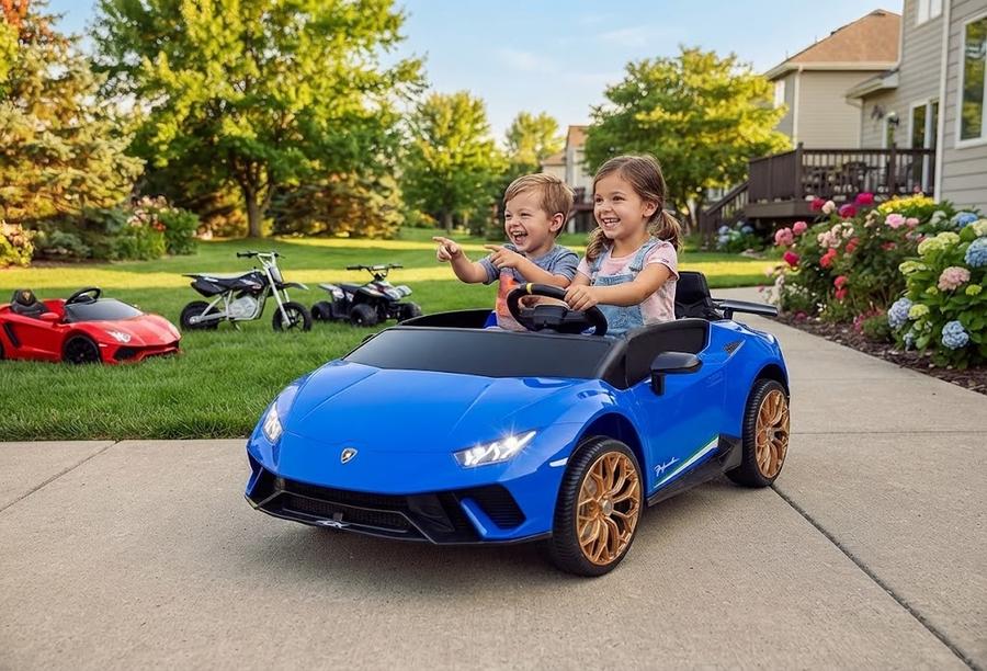 Blitzshark 24V Lamborghini 2-Seater Ride-On Car